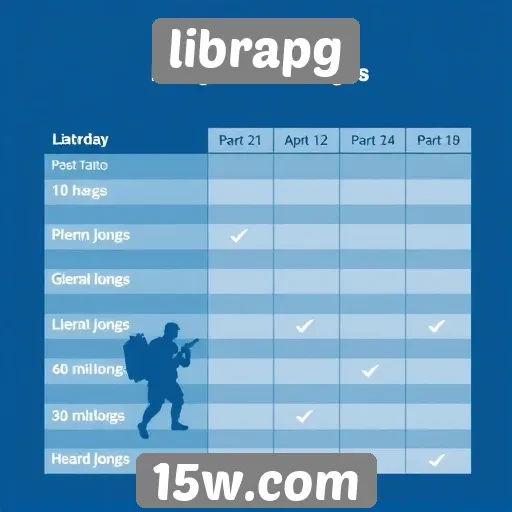 Avaliação das categorias de jogos no Librapg